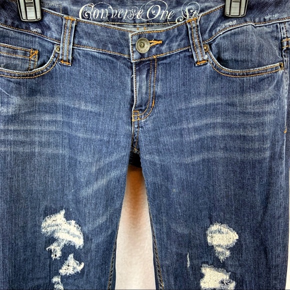 Converse One Harrison Boyfriend Denim Jeans Sz 28 - Picture 4 of 6